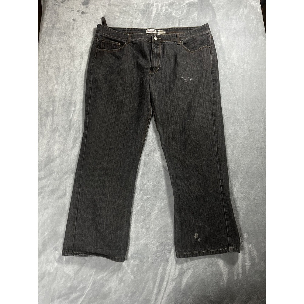 VTG  Ablanche New York Greyish 46x32 Brown Baggy Wide Leg Skater Hip Hop Y2K